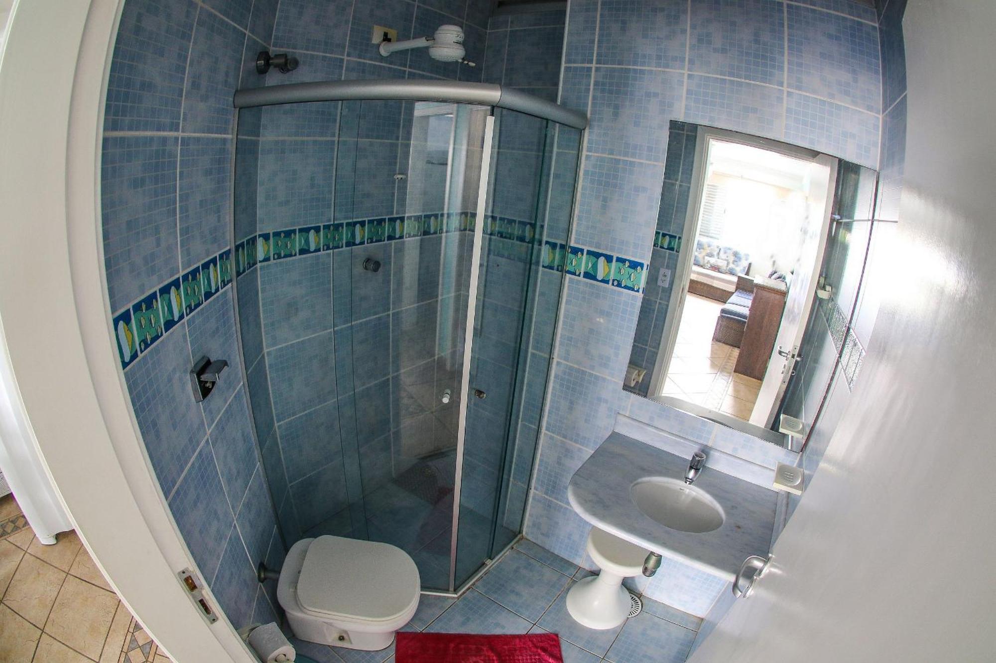 גוארויה 1E-Pe Na Areia Da Praia Do Tombo, 3 Quartos, Ar Cond, 2 Banheiros+Roupas De Cama מראה חיצוני תמונה