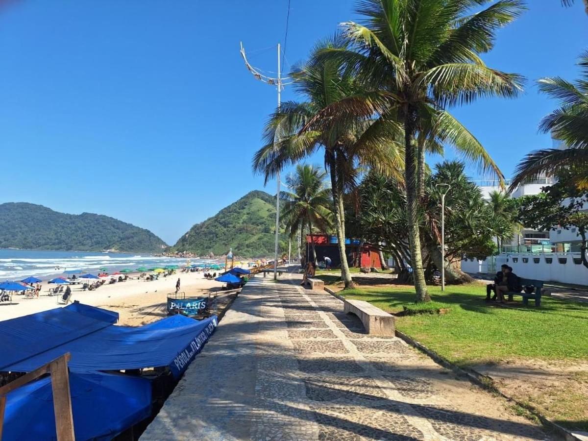 גוארויה 1E-Pe Na Areia Da Praia Do Tombo, 3 Quartos, Ar Cond, 2 Banheiros+Roupas De Cama מראה חיצוני תמונה