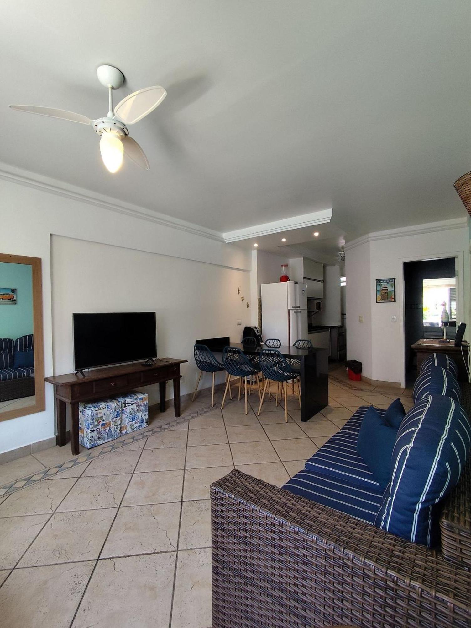גוארויה 1E-Pe Na Areia Da Praia Do Tombo, 3 Quartos, Ar Cond, 2 Banheiros+Roupas De Cama מראה חיצוני תמונה